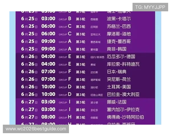 全面解析美加墨世界杯赛程变化及每场比赛的具体比赛时间安排 全面解析美加墨世界杯赛程变化及每场比赛的具体比赛时间安排